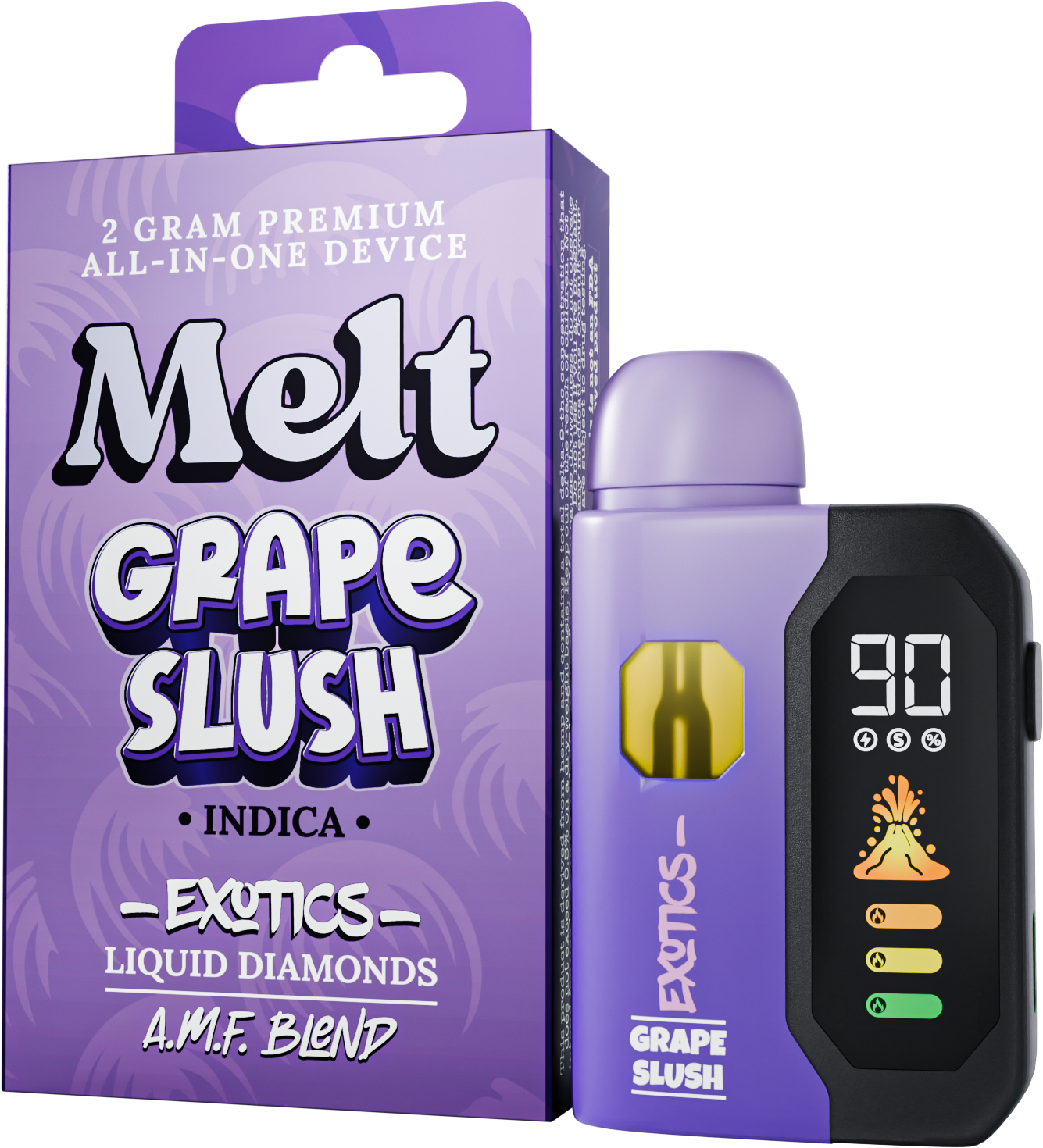 Grape Slush AMF Blend All-In-One Vape – Grape Candy Flavor with Cool Finish
