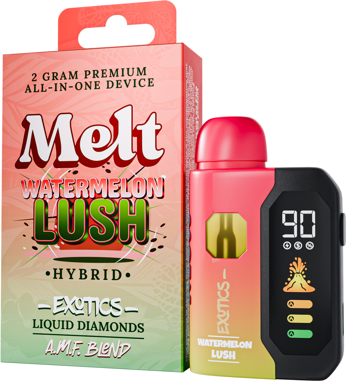 Watermelon Lush AMF Blend All-In-One 2g Device with Fruity Flavor